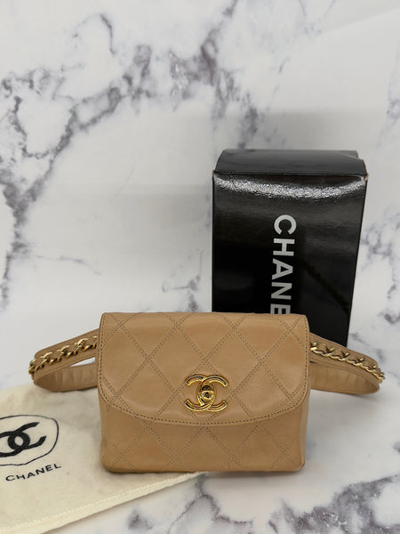 Chanel Timeless Belt Bag in Beige