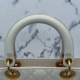 Dior Large Lady Dior in Cream Color