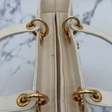 Dior Large Lady Dior in Cream Color