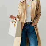 Dior Large Lady Dior in Cream Color