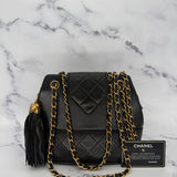 Rare Chanel Coco Mark Double Chain Bag