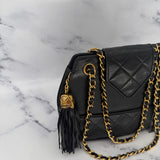 Rare Chanel Coco Mark Double Chain Bag