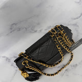 Rare Chanel Coco Mark Double Chain Bag