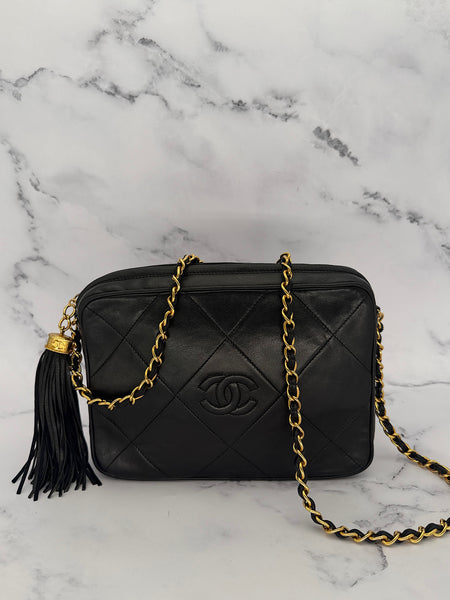 Chanel Matelasse Camera Bag with Tassel