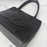 Chanel Lambskin Médallion Tote in Black
