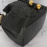 Chanel Triple Coco Caviar Drawstring Bag