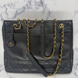 Chanel Iconic Lambskin Chain Tote