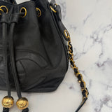Chanel Caviar Decacoco Drawstring Bag