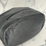 Rare Chanel Gabrielle Bucket Bag in Navy