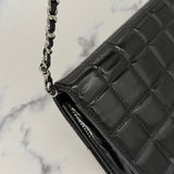 Chanel Patent Choco Bar with Dual Logo
