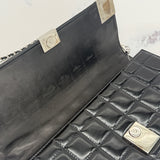 Chanel Patent Choco Bar with Dual Logo