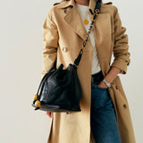 Chanel Caviar Decacoco Drawstring Bag