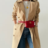 Chanel Matelasse Belt Bag in Red