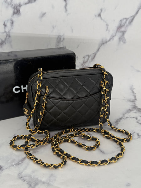 Chanel Matelasse Lambskin leather Camera Bag