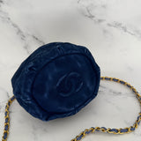 Rare Chanel Coco Mark Mini Drawstring Bag
