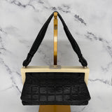 Rare Chanel Kisslock Chocolate Bar Mini Bag