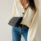 Chanel Mademoiselle Classic Flap in Navy