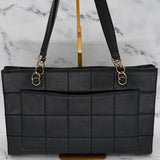 Chanel Caviar Chocolate Bar Tote Bag