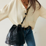 Chanel Decacoco Drawstring Bag in Lambskin