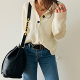 Chanel Decacoco Drawstring Bag in Lambskin