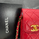 Chanel Timeless Turnlock Minibag in Red