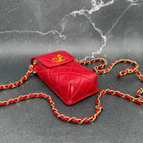 Chanel Timeless Turnlock Minibag in Red