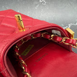 Chanel Timeless Turnlock Minibag in Red