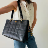 Chanel Caviar Chocolate Bar Tote Bag