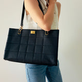 Chanel Caviar Chocolate Bar Tote Bag