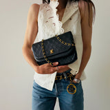 Chanel Half Moon Double Flap