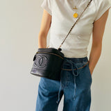 Chanel Vintage Caviar Vanity Case