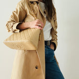 Chanel Coco Mark Shoulder Bag in Beige