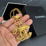 Chanel CC Matelasse Necklace