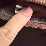 Rare Chanel Brown Suede Crossbody Bag