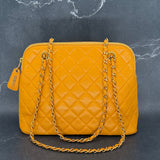 Rare Chanel Coco Mark Caviar Shoulder Bag
