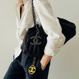 Chanel Melrose Cabas in Antracite