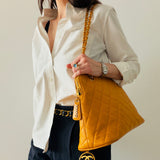 Rare Chanel Coco Mark Caviar Shoulder Bag