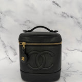 Chanel Vintage Caviar Vanity Case