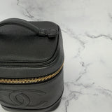 Chanel Vintage Caviar Vanity Case