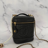 Chanel Vintage Caviar Vanity Case