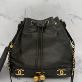 Chanel Triple Coco Drawstring Bag