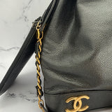 Chanel Triple Coco Drawstring Bag