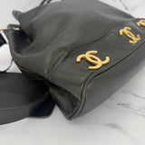 Chanel Triple Coco Drawstring Bag