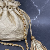 Chanel Matelasse Bucket Bag in Gold