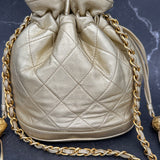 Chanel Matelasse Bucket Bag in Gold