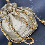 Chanel Matelasse Bucket Bag in Gold