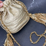 Chanel Matelasse Bucket Bag in Gold