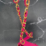 Rare Chanel Decacoco Mini Drawstring Bag in Pink