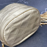 Chanel Matelasse Bucket Bag in Gold