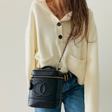 Chanel Vintage Caviar Vanity Case